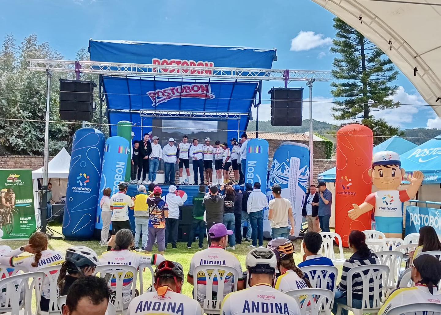 Comfaboy presente en la etapa final del Gran Fondo Héroes del Pedal en Duitama