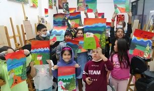 Salon Departamental de pintura, niños y jóvenes.