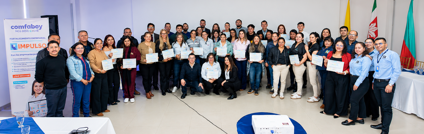 Comfaboy fortalece el crecimiento empresarial de Sogamoso con Ruta Impulso